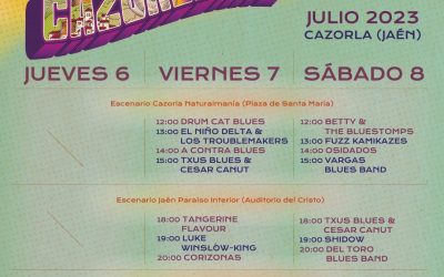 ¡Arranca BluesCazorla! Aquí tienes los horarios y escenarios